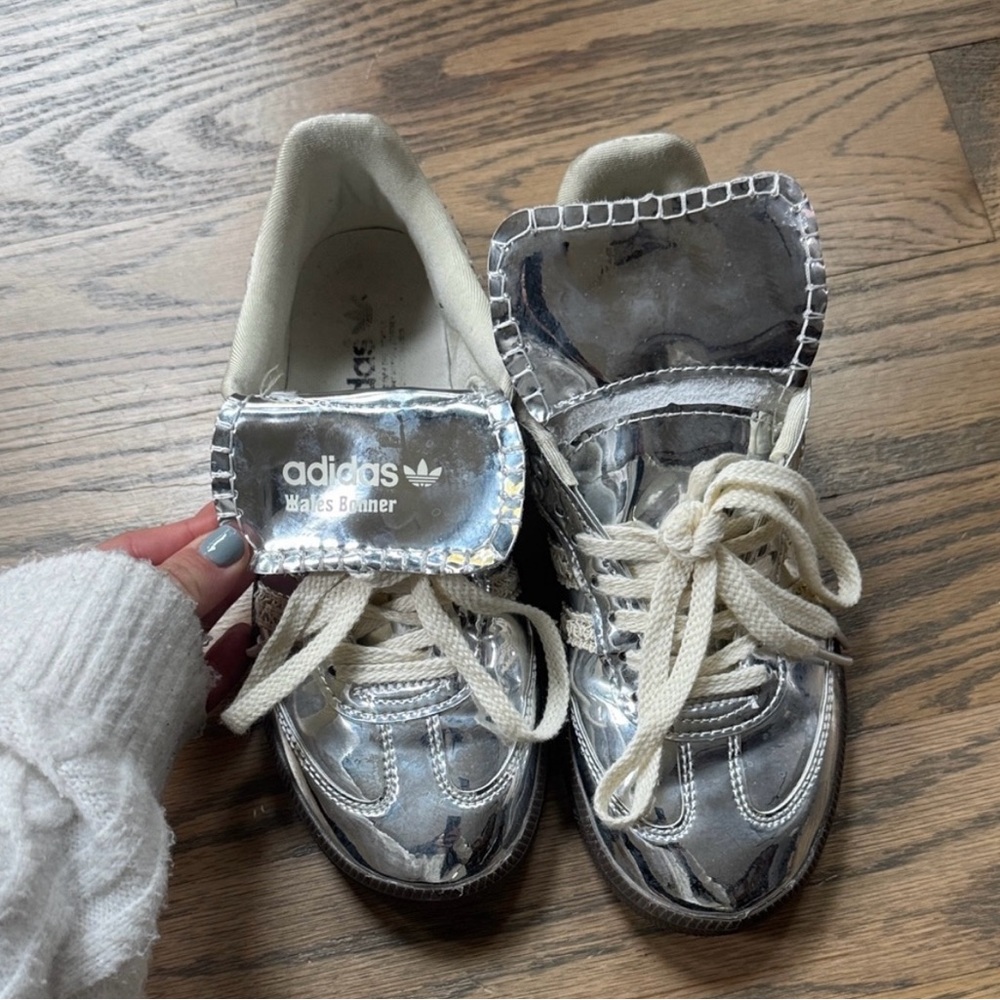 Wales Bonner Silver Adidas Sneakers